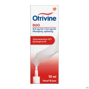 Packshot Otrivine Duo 0,5/0,6 Spray Nas 10ml