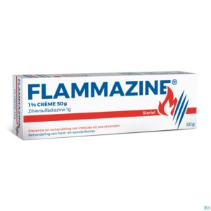 Packshot Flammazine 1% Creme 1 X 50g