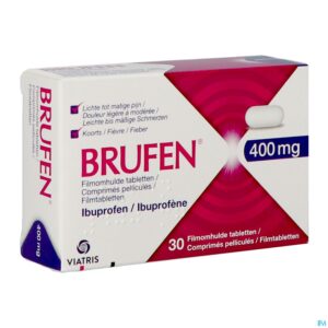 Packshot Brufen 400mg Filmomh Tabl 30 X 400mg