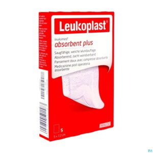 Packshot Leukomed 5cmx7,2cm 5 Leukoplast