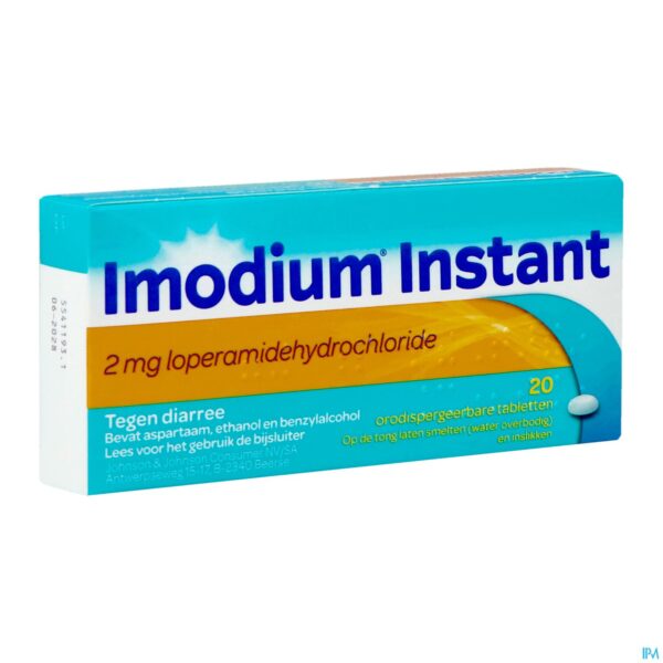 Packshot Imodium Instant Smelttabl 20