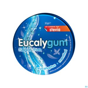 Packshot Eucalygum Pectorale Gommetjes Zonder Suiker 40g