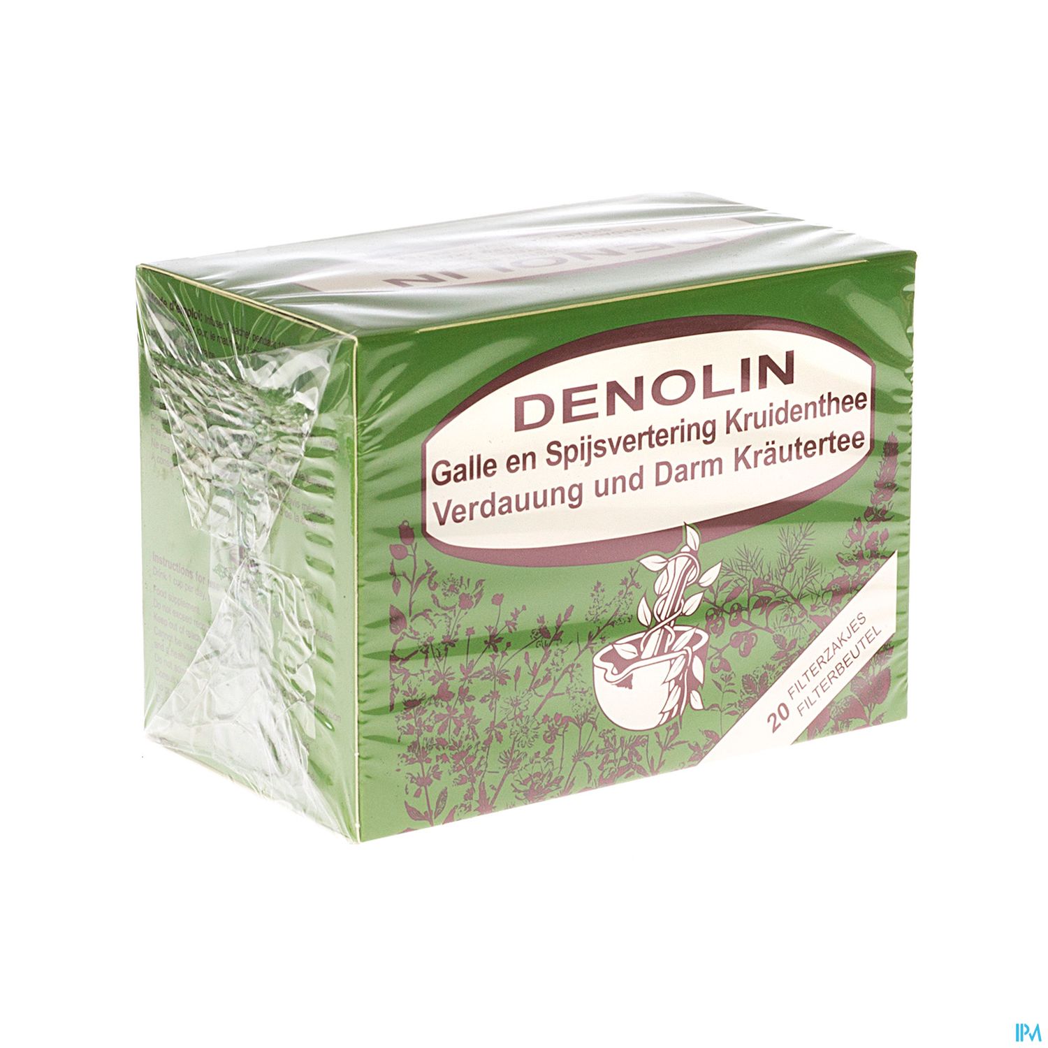 Packshot Denolin Thee Maag En Gal Fil Zak 20