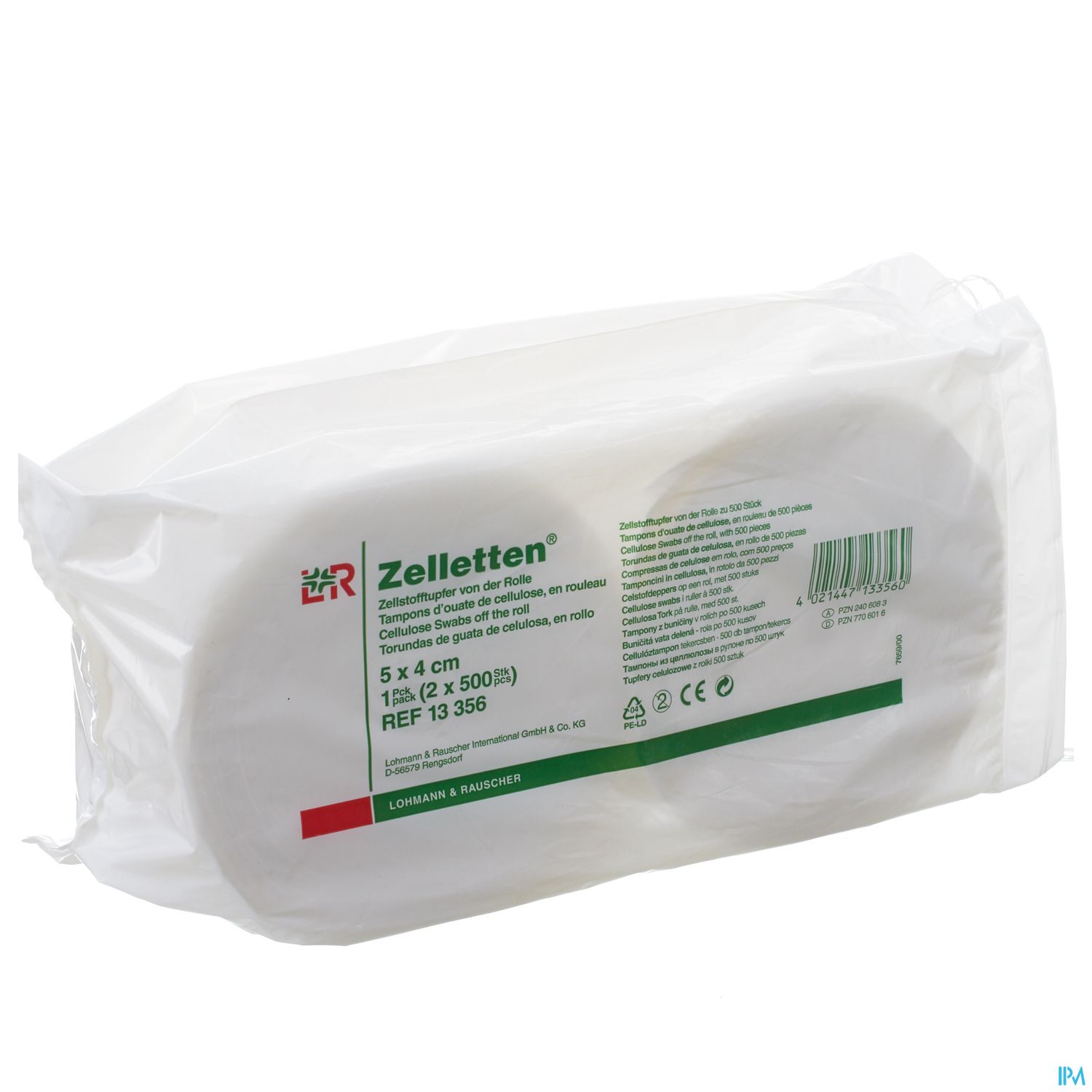 Packshot Zelletten Depper Cellulose 5x4cm 500x2 13356