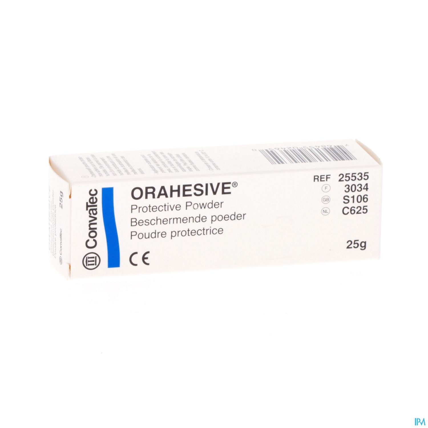 Packshot Orahesive Pulv Pectine-gelatine 25g 25535