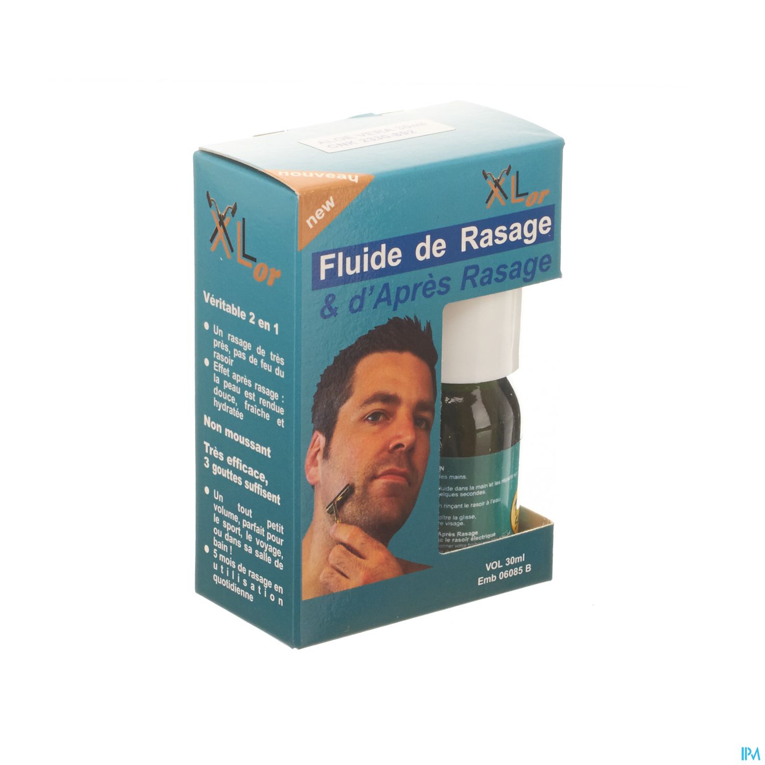 Packshot Xlor Scheerfluidum After Shave 2in1 Aloe Vera 30ml