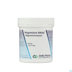 Packshot Magnesium Actif Caps 100 X 600mg Deba