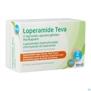 Packshot Loperamide Teva Caps 60 X 2mg