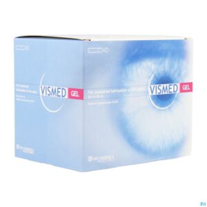 Packshot Vismed Gel Bevochtigen Ogen 0,3% Fl 60 X 0,45ml