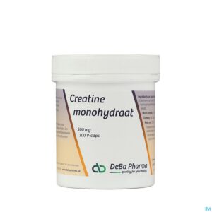 Packshot Creatine Monohydraat Caps 100x500mg Deba