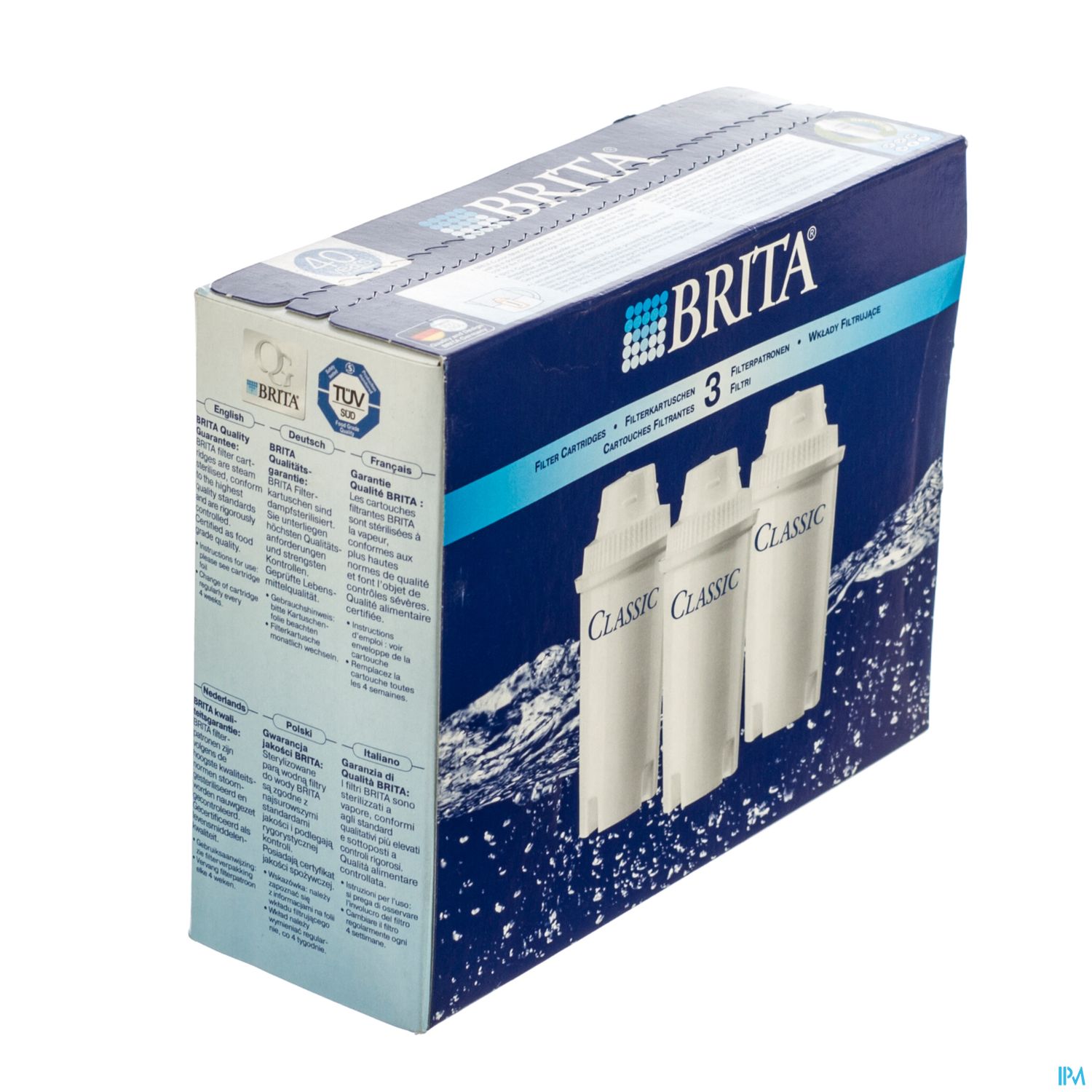 Packshot Brita Classic Filterpatronen 3-pack