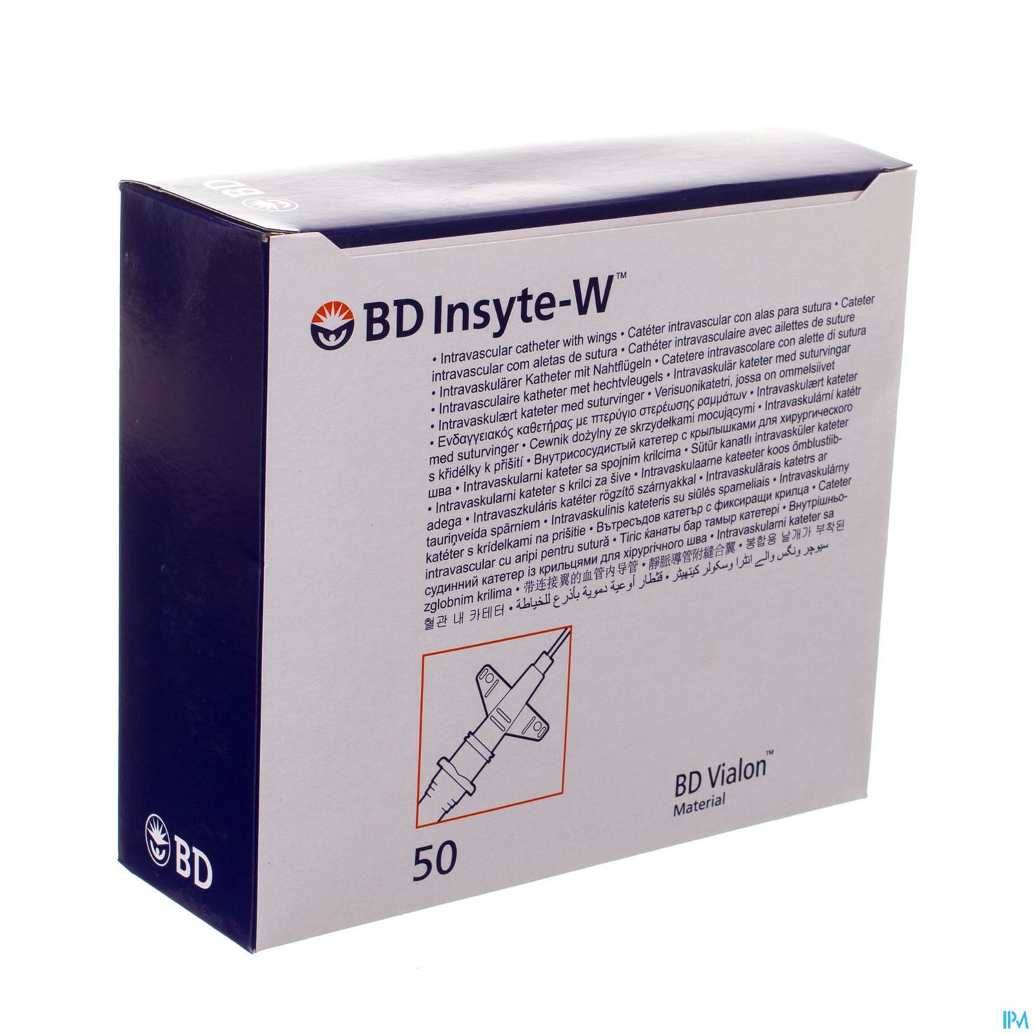 Packshot Bd Insyte-w Cath.iv 16g 2 1,7x45mm Grijs 50 381357