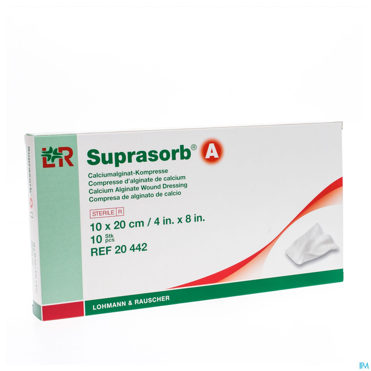 Packshot Suprasorb A Kp Steriel 10x20cm 10 20442 148149