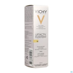 Packshot Vichy Flexilift Teint Anti Rimpel 15 Opal 30ml