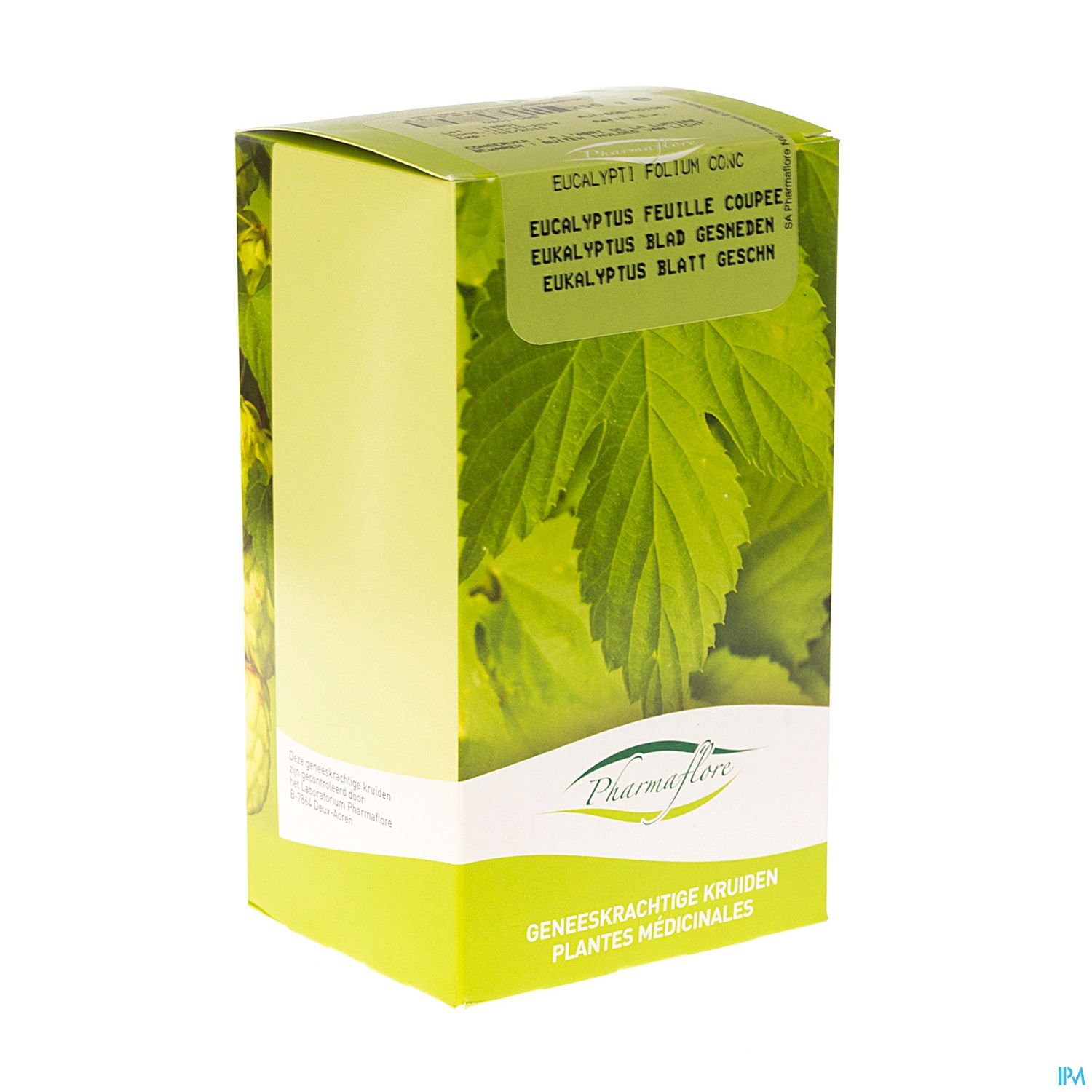 Packshot Eucalyptusblad Gesneden Doos 250g Fag