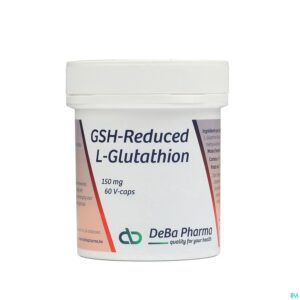 Packshot l-glutathion Reduced Caps 60x150mg Deba