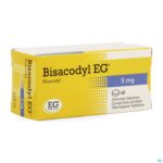 Packshot Bisacodyl EG  5Mg Omhulde Tabl 40 X 5Mg