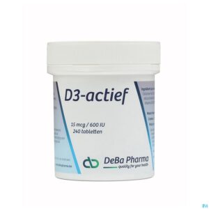 Packshot D3-actif Comp 240x15mcg Deba