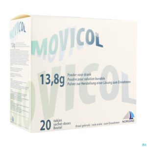 Packshot Movicol Impexeco Citroen Pdr Zakje 20x13,8g Pip