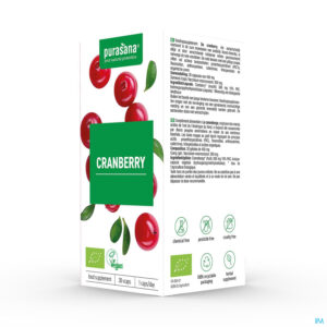 Packshot Purasana Vegan Cranberry Bio Caps 30