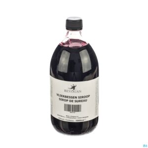 Packshot Vlierbessensiroop Revogan 1000ml 5093 Revogan