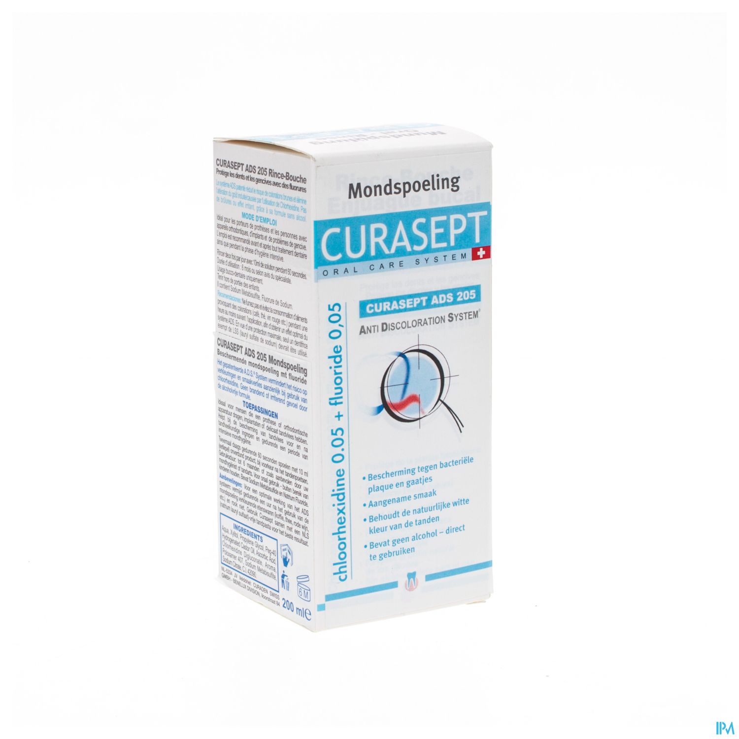 Packshot Curasept Mondspoelmiddel 0,05% 200ml