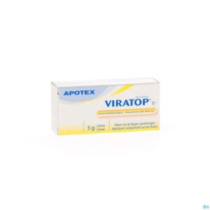 Packshot Viratop Apotex 5 % Creme 3g