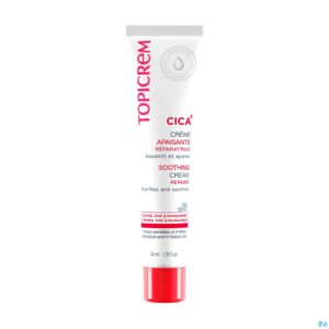 Packshot Topicrem Cica Verzachtende Creme Tube 40ml