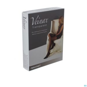 Packshot Veinax Panty Transparant 2 Lang Licht Beige Maat3