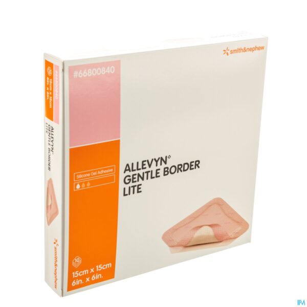 Packshot Allevyn Gentle Border Lite 15,0x15,0cm 10 66800840