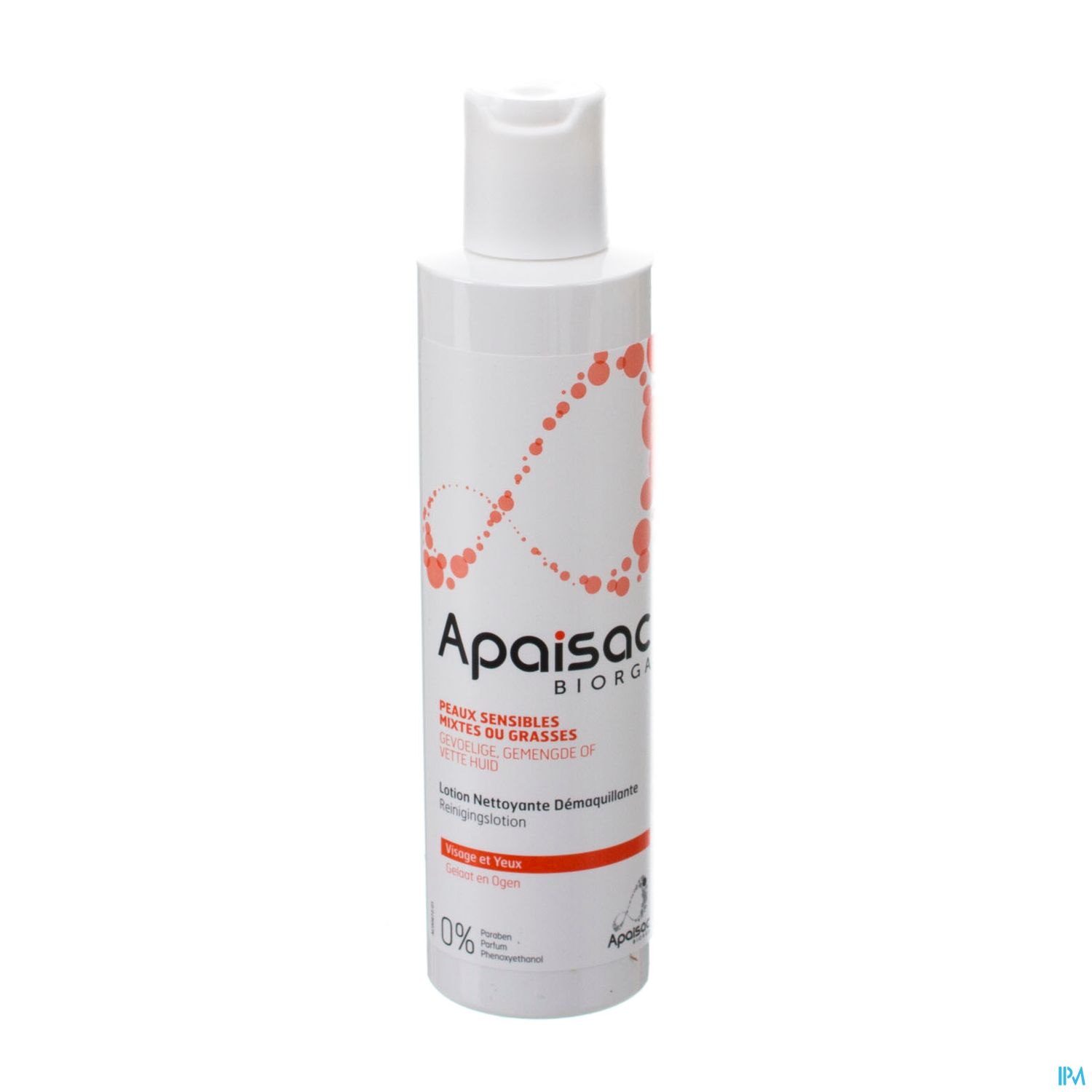 Packshot Apaisac Biorga Reinigingslotion Gem.h-vh Fl 200ml