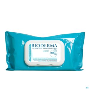 Packshot Bioderma Abcderm H2o Reinig.doekjes Z/parab. 60