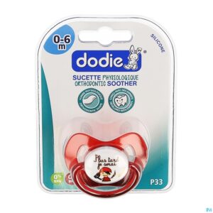 Packshot Dodie Fopspeen Fysio Silic. 1 0-6m Piraat Prinses