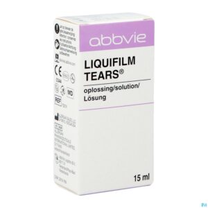 Packshot Liquifilm Tears Steriele Oplossing Nf 15ml