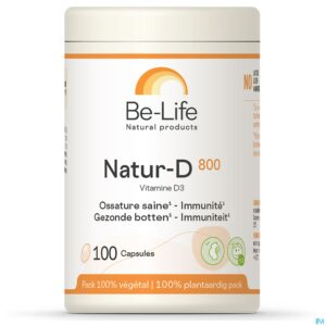 Packshot Natur D 800 Be-life Caps 100