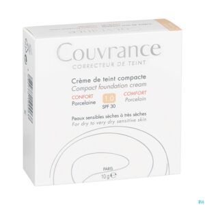 Packshot Avene Couvrance Cr Teint Comp. 01 Porcel. Conf.10g