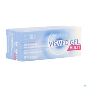 Packshot Vismed Gel Multi Bevochtigen Ogen 0,3% Fl 10ml