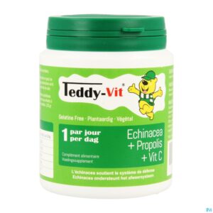 Packshot Teddy Vit Echinacea+propolis+vit C Beertjes 50