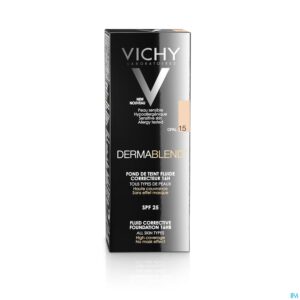 Packshot Vichy Fdt Dermablend Fluide 15 Opal 30ml