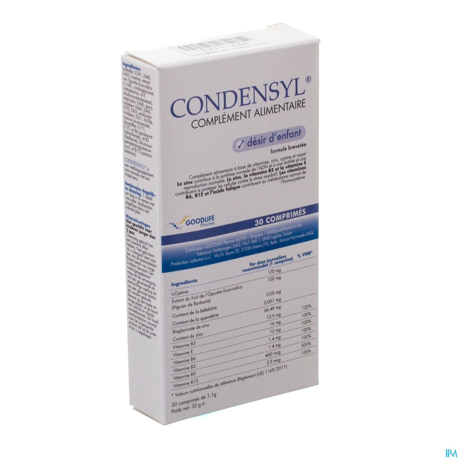 Packshot Condensyl Comp 30