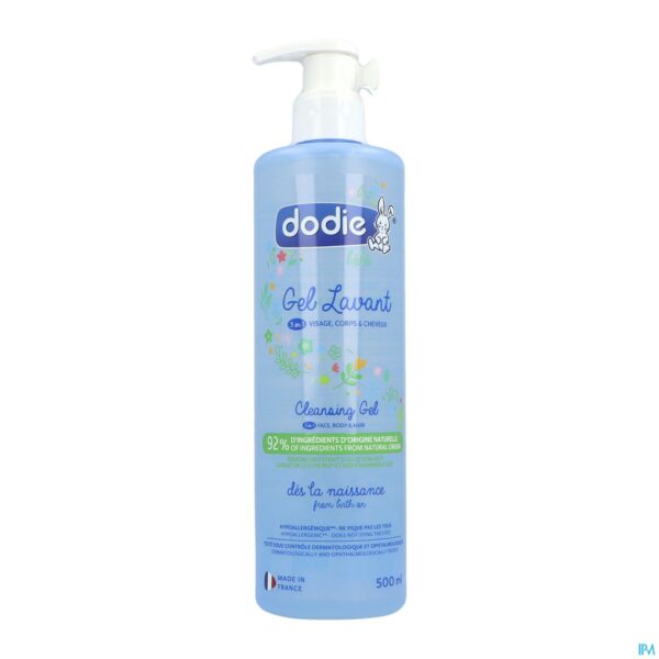 Packshot Dodie Gel Reinigend 3in1 500ml