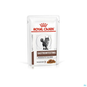 Packshot Royal Canin Cat Gastrointestinal Mod Cal Wet12x85g