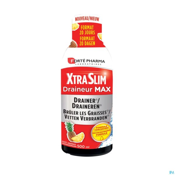 Packshot Xtraslim Draineur Max 500ml