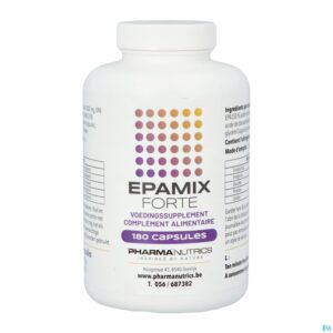 Packshot Epamix Forte Caps 180 Pharmanutrics