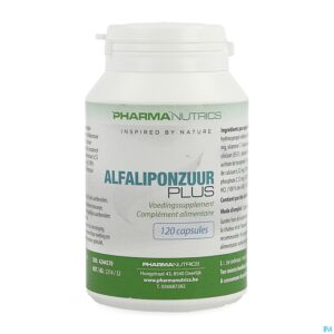 Packshot Alfaliponzuur Plus V-caps 120 Pharmanutrics