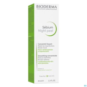 Packshot Bioderma Sebium Night Peel Fpe 40ml