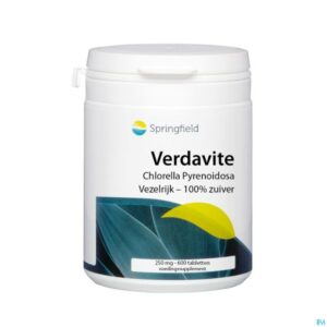 Productshot Verdavite Chlorella Pyrenoidosa Pot Comp 600