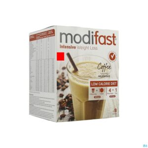 Packshot Modifast Intensive Milkshake Koffie 440g