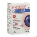 Packshot Visionlux Plus Oogdruppels Duo Fl 2 X 10ml