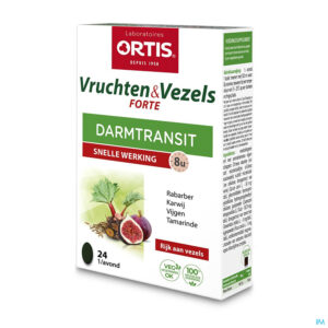 Packshot Ortis Vruchten & Vezels Forte Comp 24